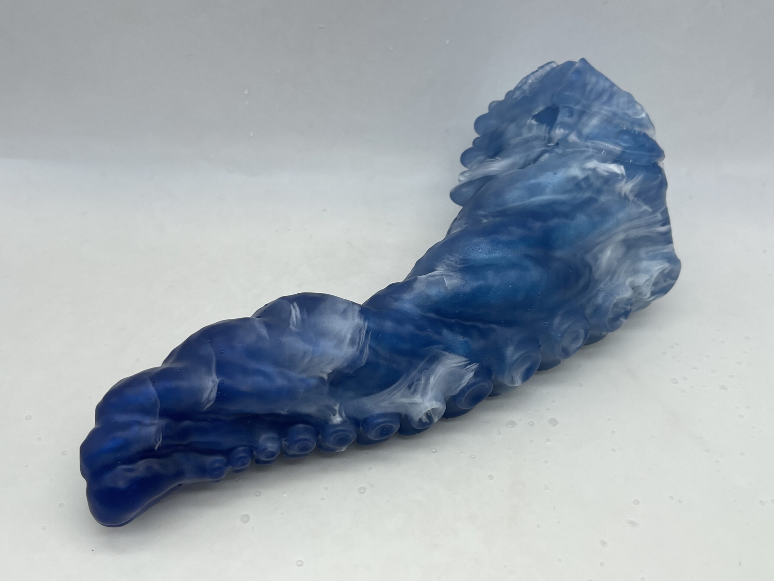 Sea Monster Levaina 8 inch NEAR CLEAR 00-31 shore soft firmness color HAWAIIAN WAVE with GLOW - Image 8