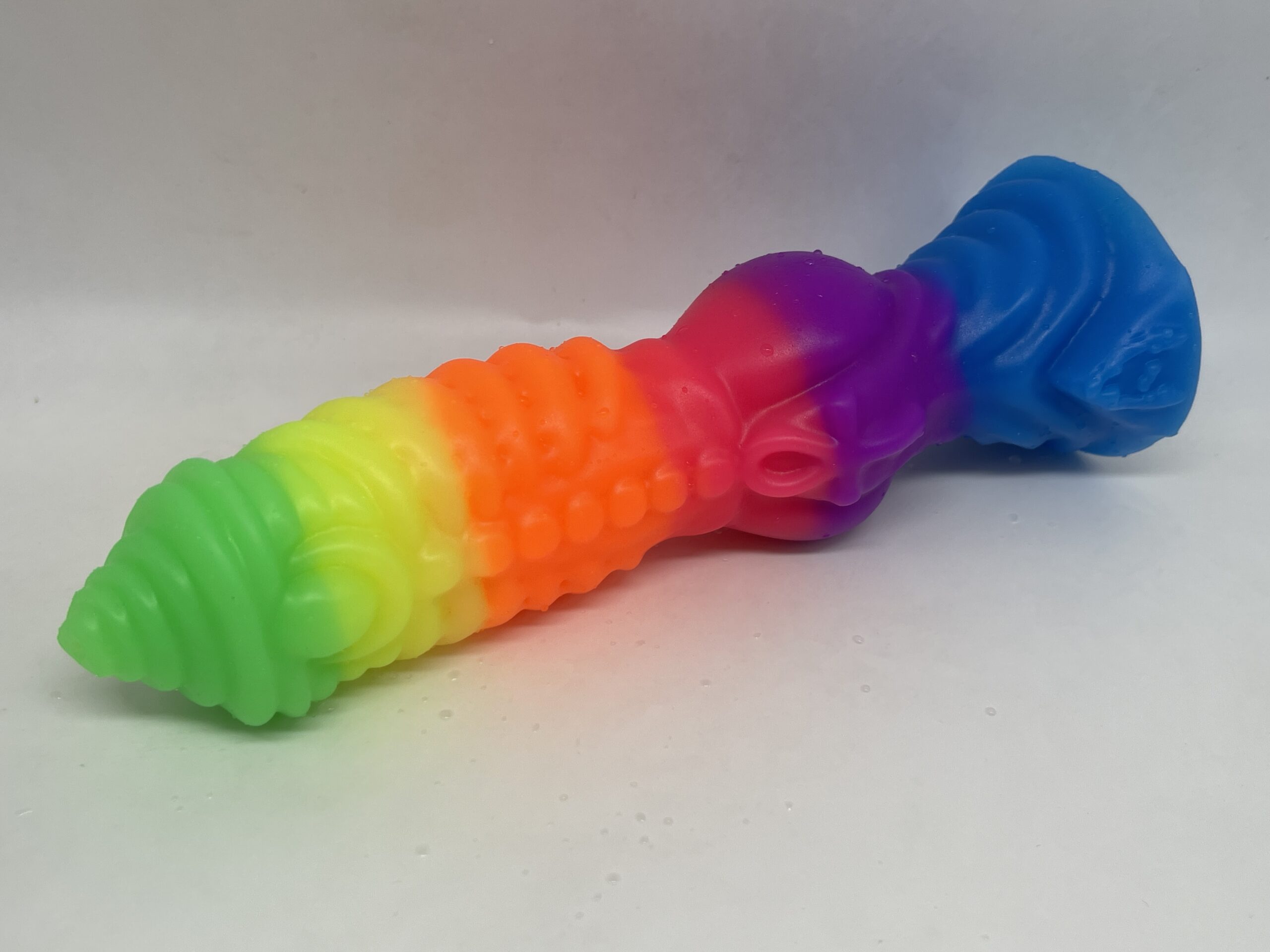 Anubis 8 inch 00-50 shore medium firmness color RAINBOW - Image 6