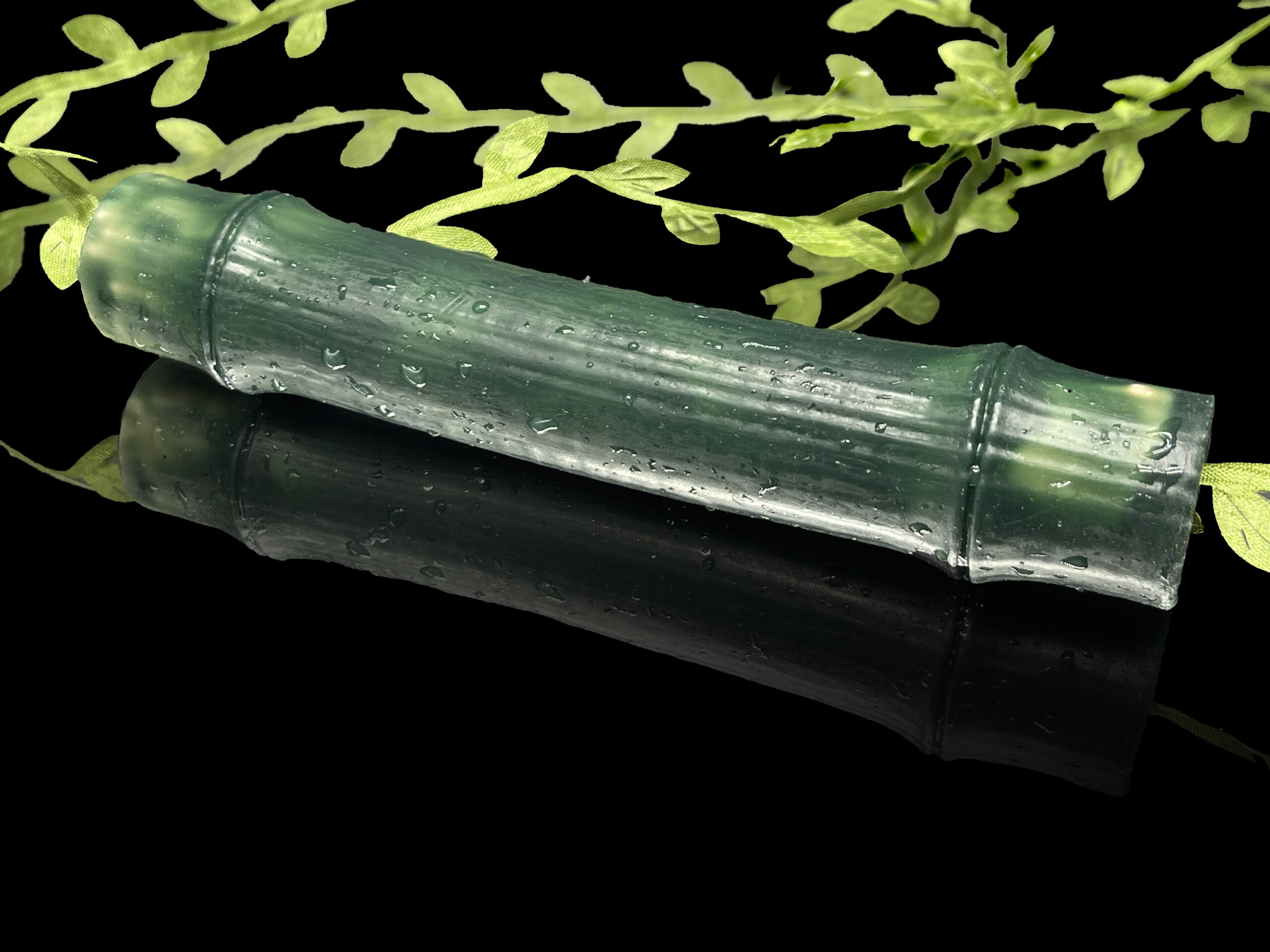 Bamboo gag with ribbon