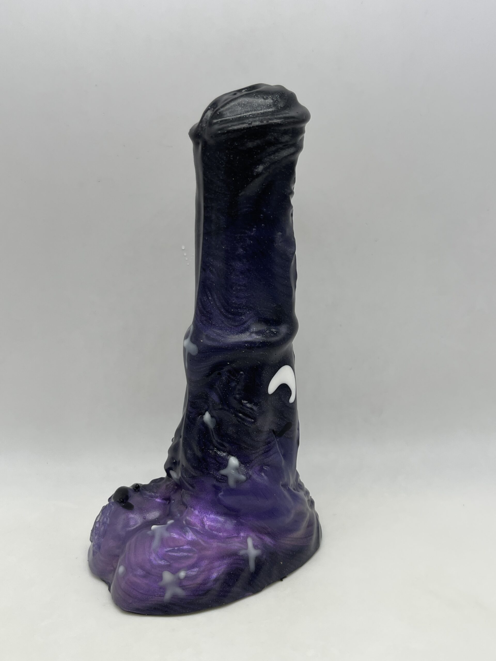 Pegasus Harvey 7 inch NEAR CLEAR 00-31 shore soft firmness color SPOOKY-MIDNIGHT with GLOW - Image 3