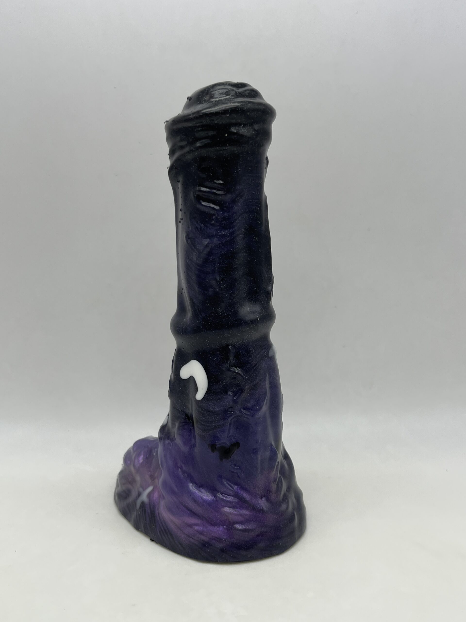 Pegasus Harvey 7 inch NEAR CLEAR 00-31 shore soft firmness color SPOOKY-MIDNIGHT with GLOW - Image 4