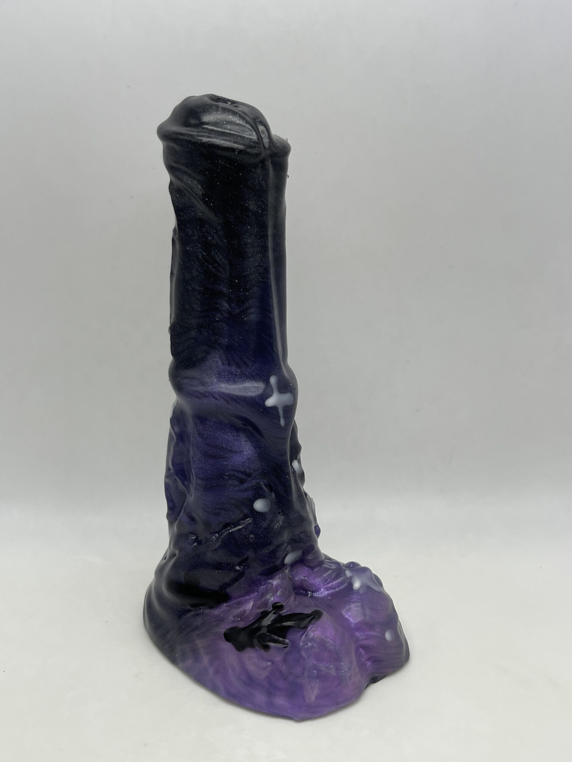 Pegasus Harvey 7 inch NEAR CLEAR 00-31 shore soft firmness color SPOOKY-MIDNIGHT with GLOW - Image 6