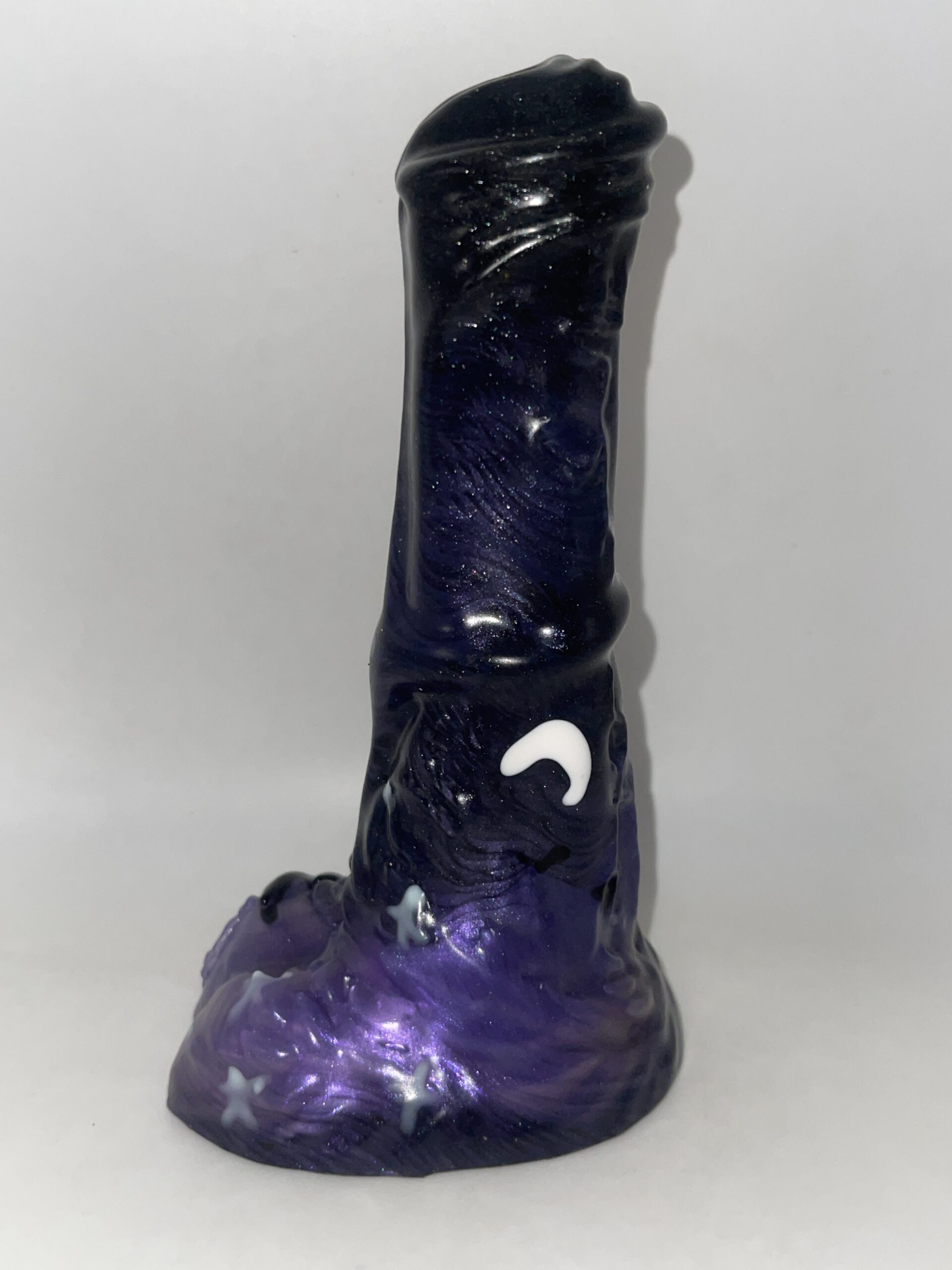 Pegasus Harvey 7 inch NEAR CLEAR 00-31 shore soft firmness color SPOOKY-MIDNIGHT with GLOW - Image 8