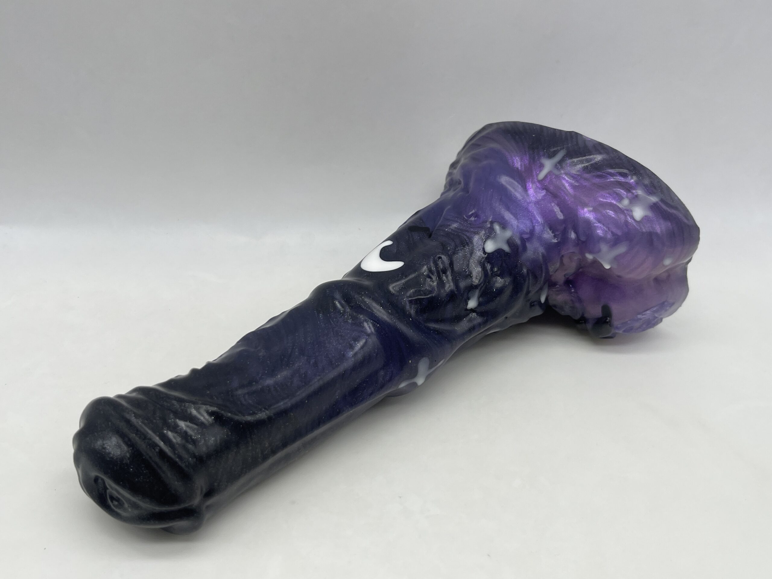 Pegasus Harvey 7 inch NEAR CLEAR 00-31 shore soft firmness color SPOOKY-MIDNIGHT with GLOW - Image 10