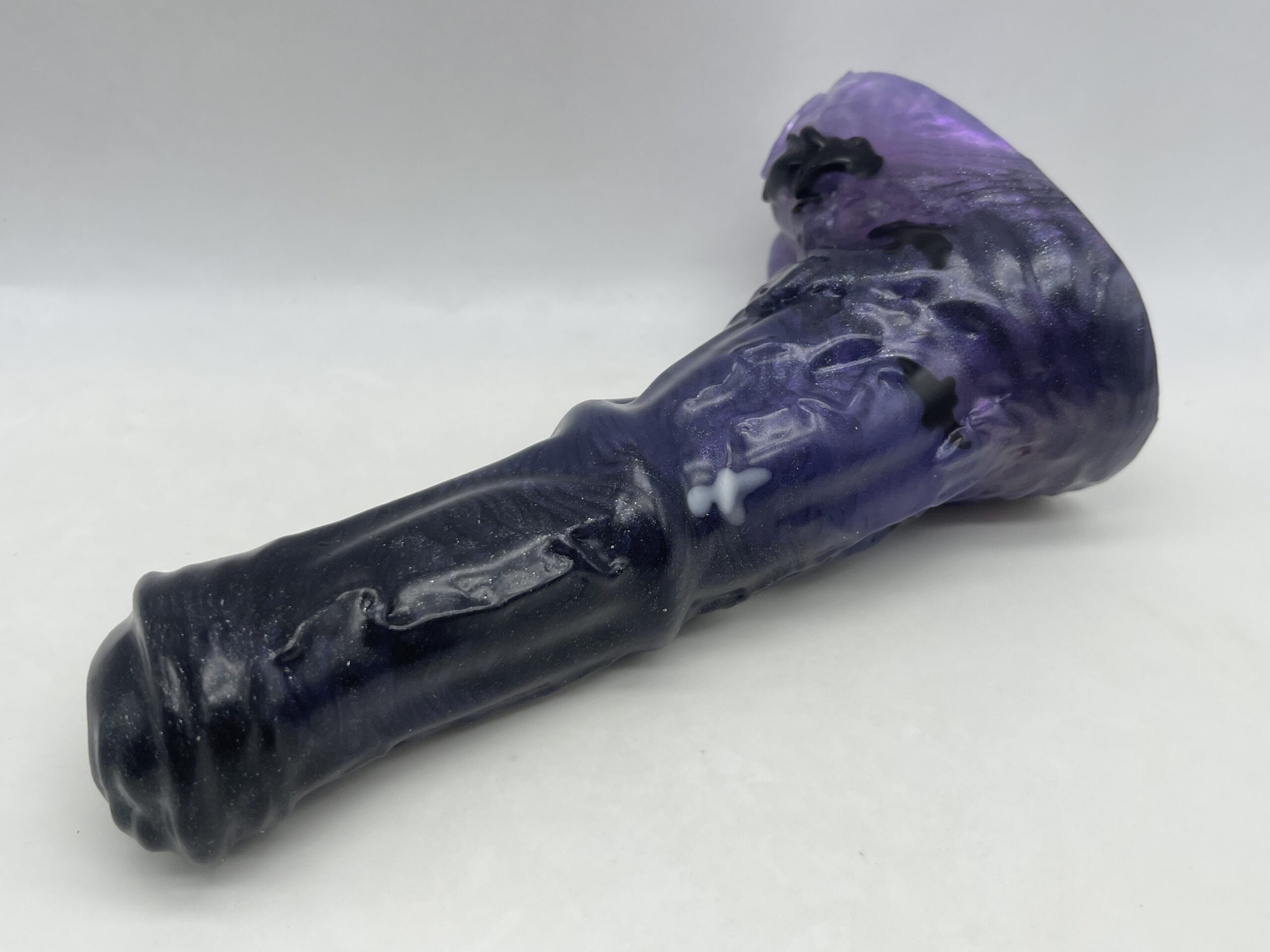 Pegasus Harvey 7 inch NEAR CLEAR 00-31 shore soft firmness color SPOOKY-MIDNIGHT with GLOW - Image 11