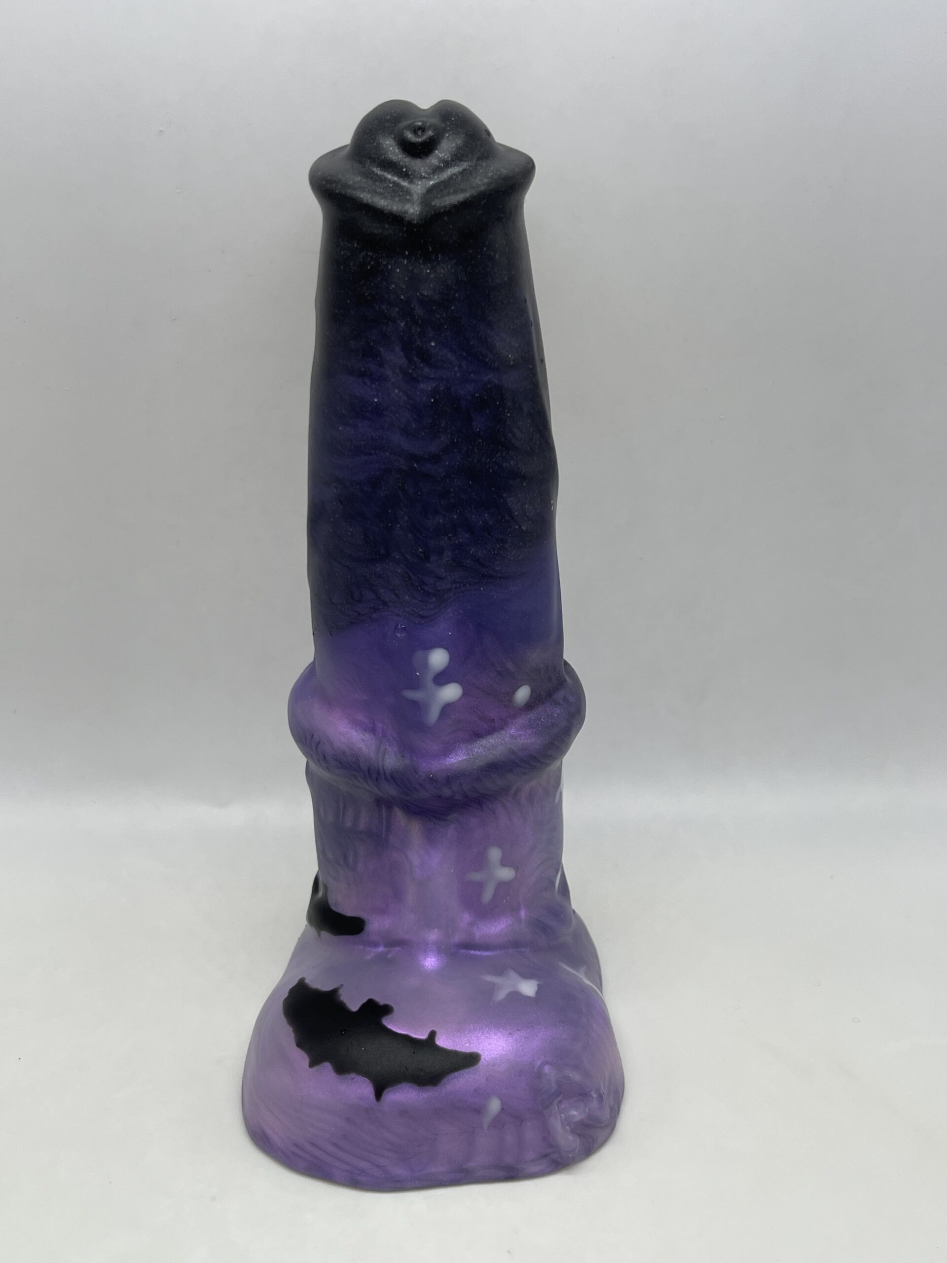 Pony Stanley 7.5 inch NEAR CLEAR 00-31 shore soft firmness color SPOOKY-MIDNIGHT with GLOW