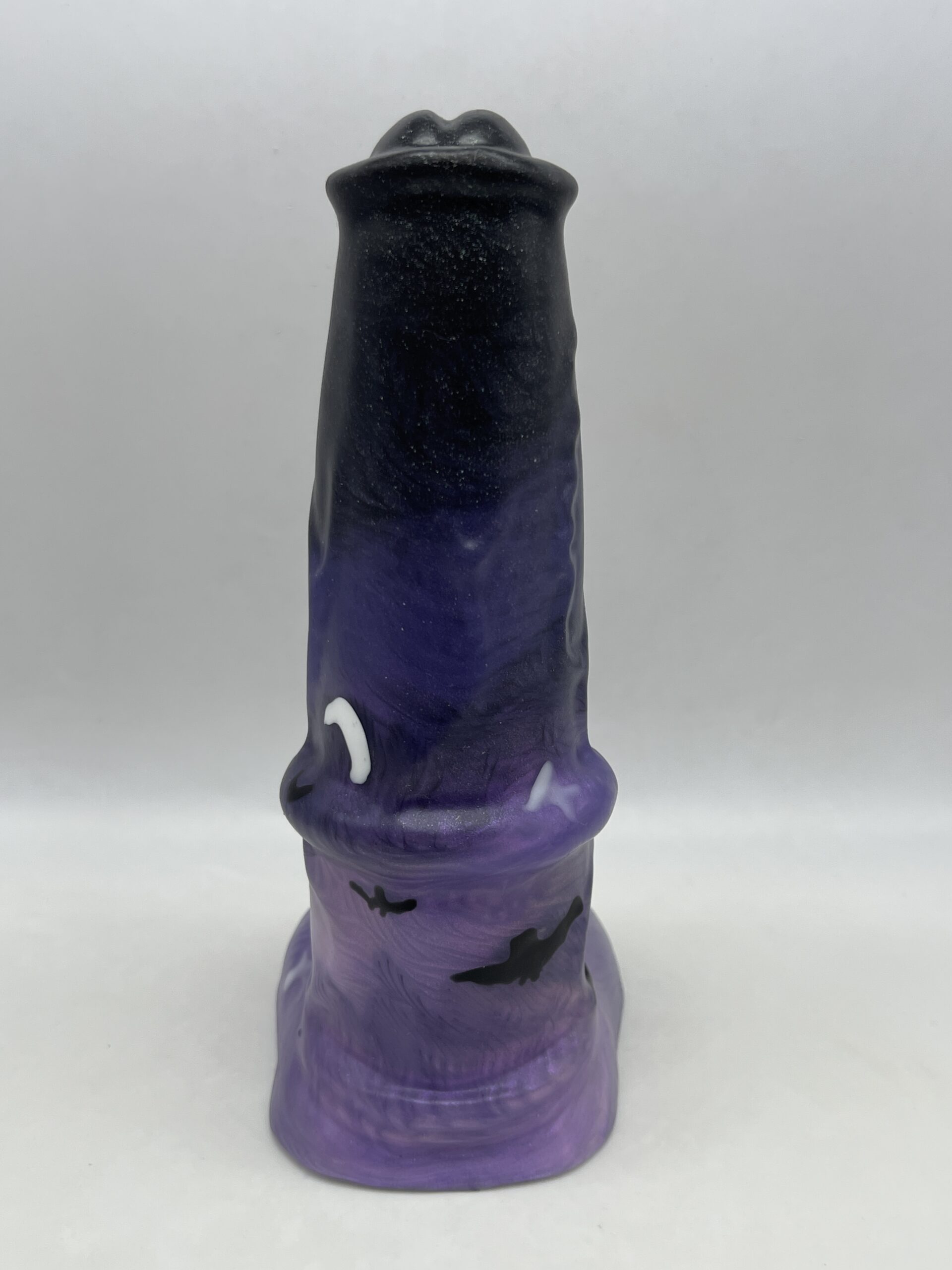 Pony Stanley 7.5 inch NEAR CLEAR 00-31 shore soft firmness color SPOOKY-MIDNIGHT with GLOW - Image 6