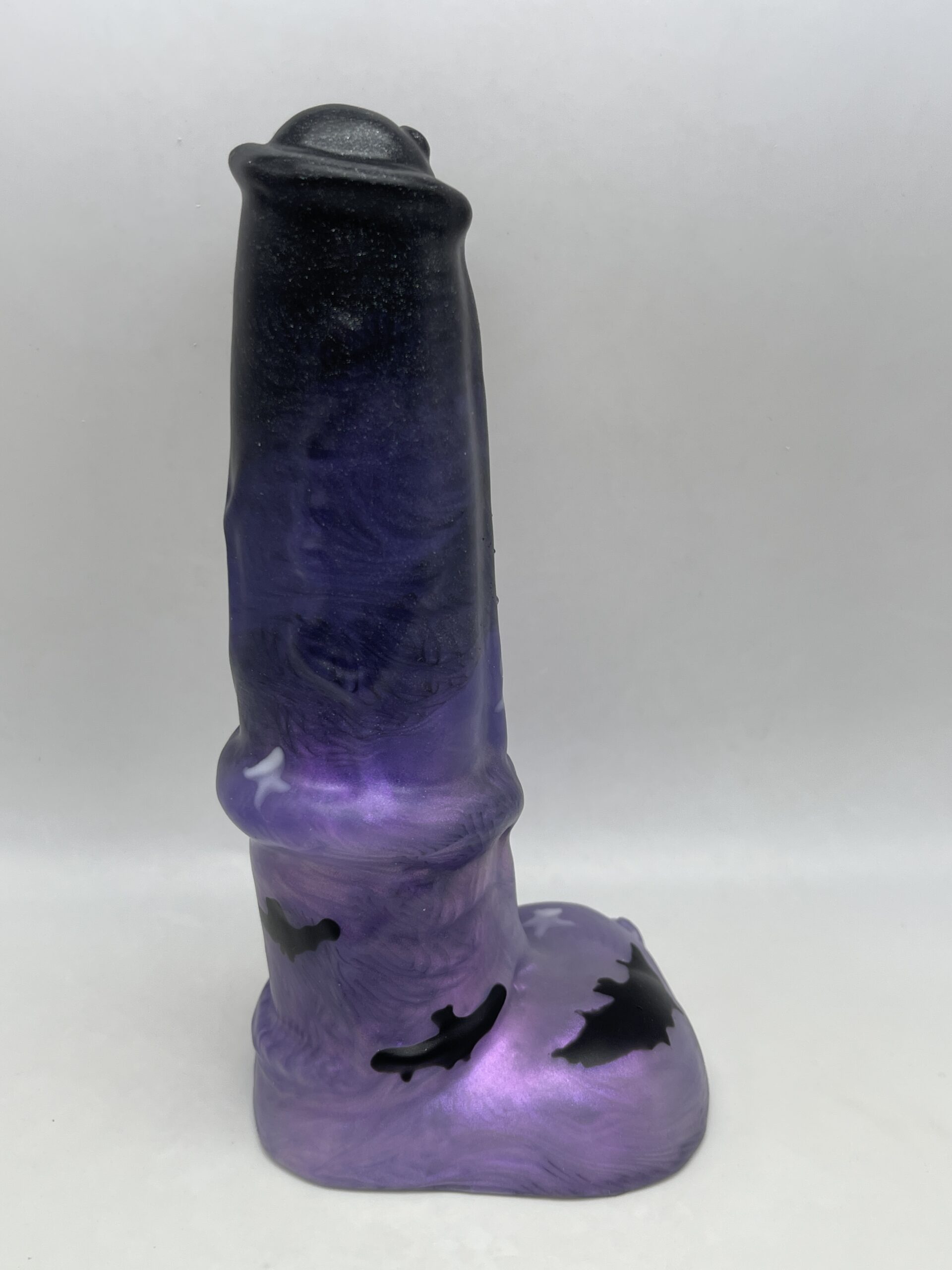 Pony Stanley 7.5 inch NEAR CLEAR 00-31 shore soft firmness color SPOOKY-MIDNIGHT with GLOW - Image 7