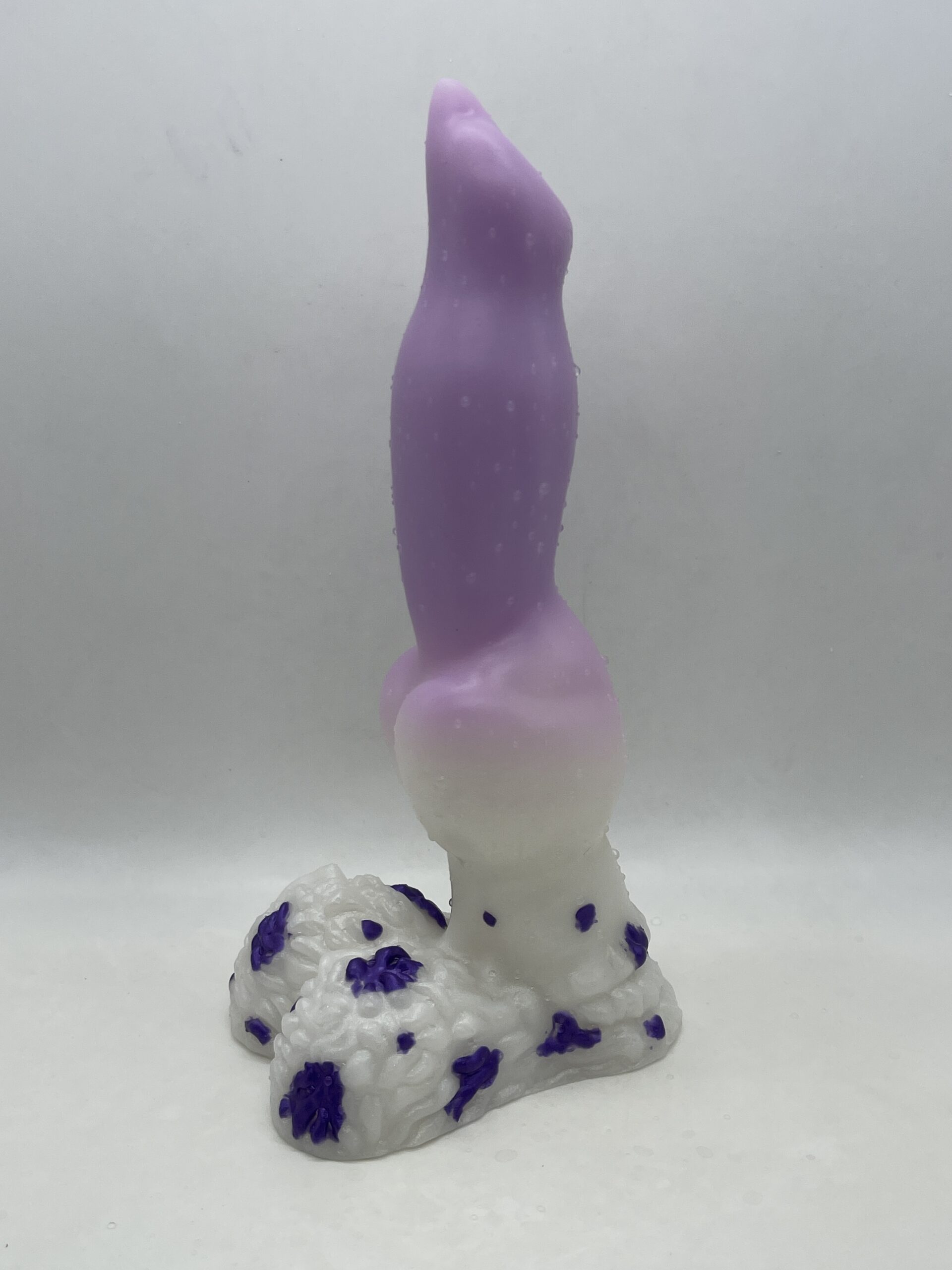 Dog Lucky 8 inch 00-50 shore medium firmness color PURPLE COW - Image 3