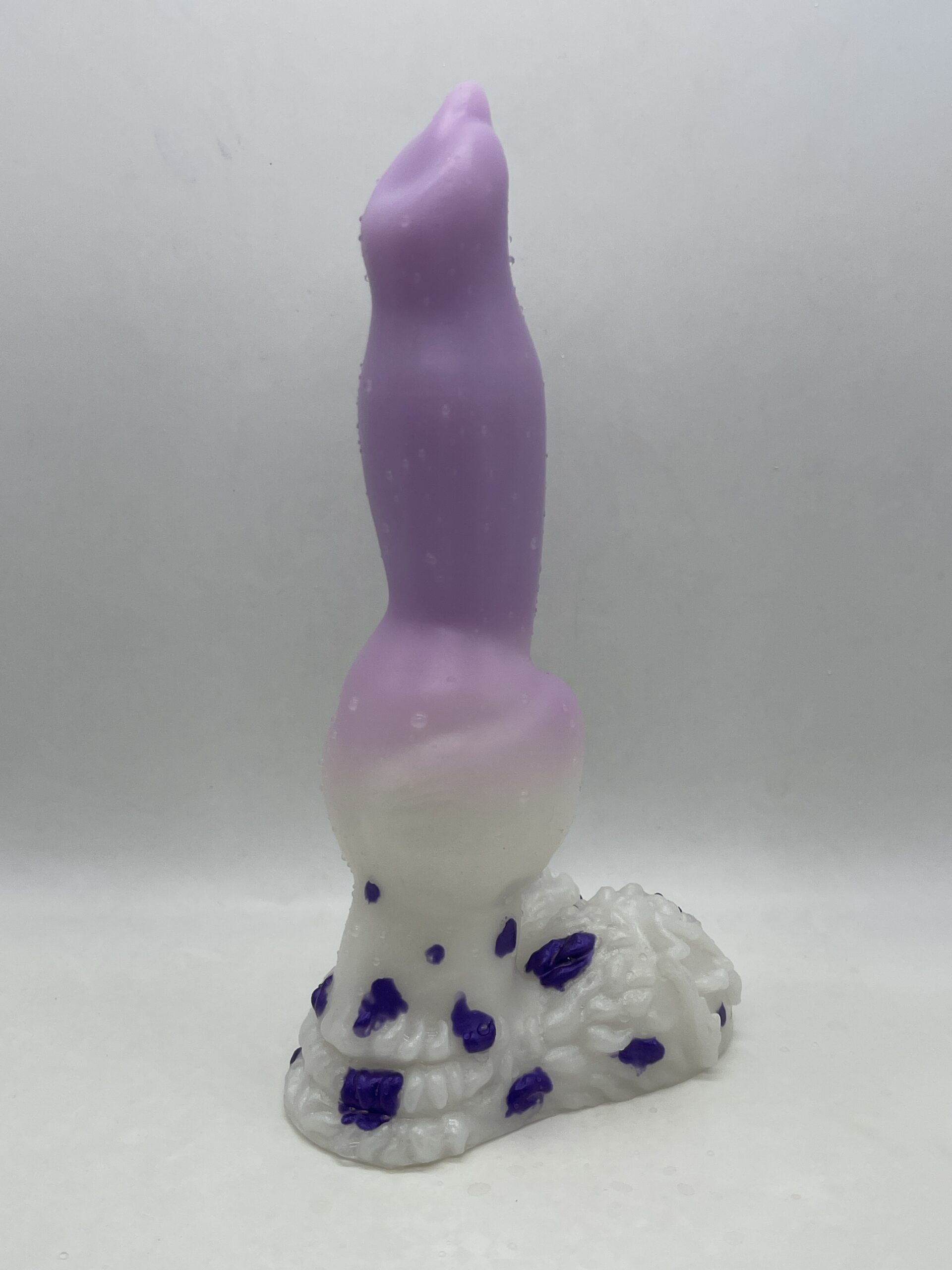 Dog Lucky 8 inch 00-50 shore medium firmness color PURPLE COW - Image 4