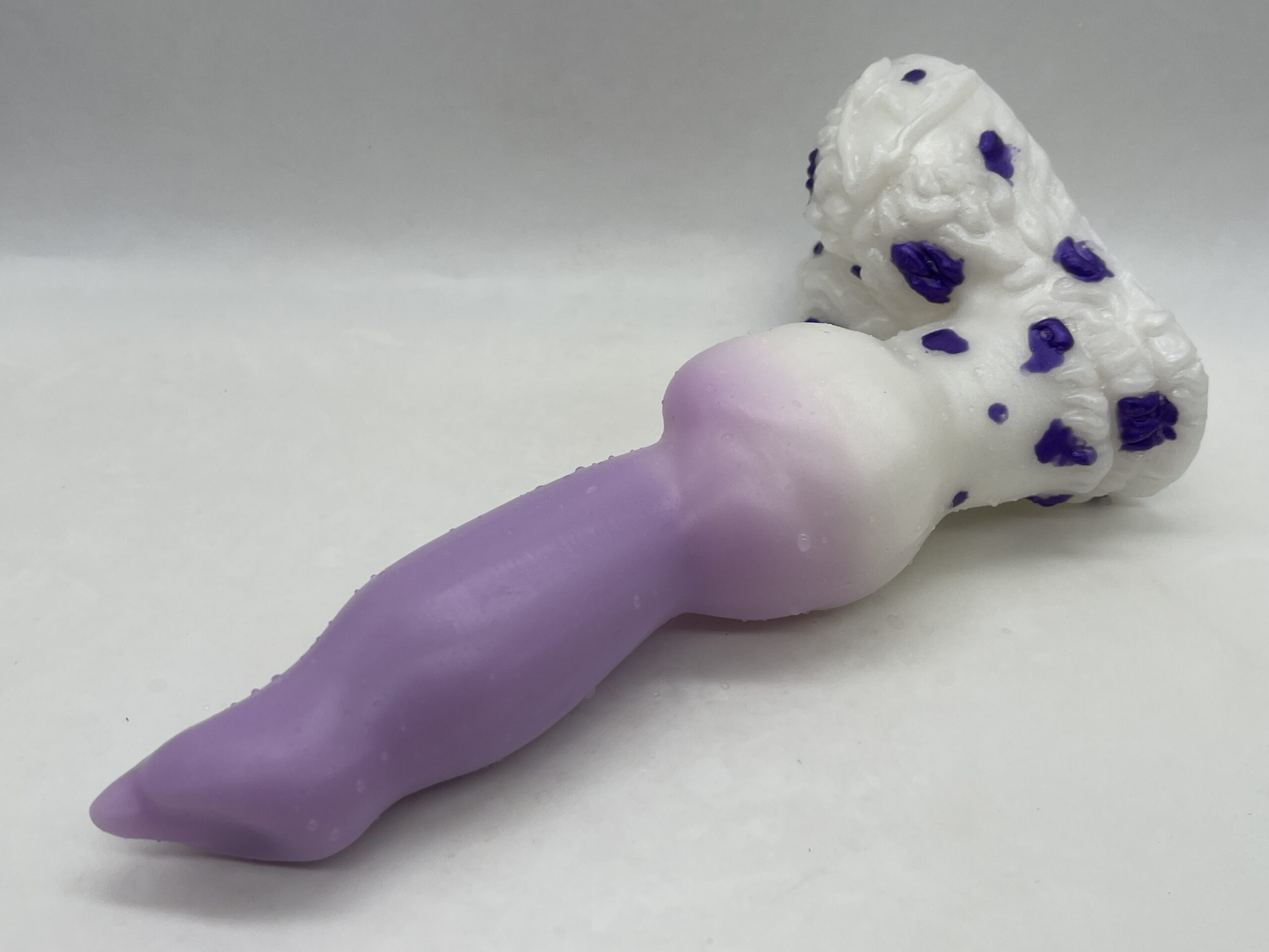 Dog Lucky 8 inch 00-50 shore medium firmness color PURPLE COW - Image 6