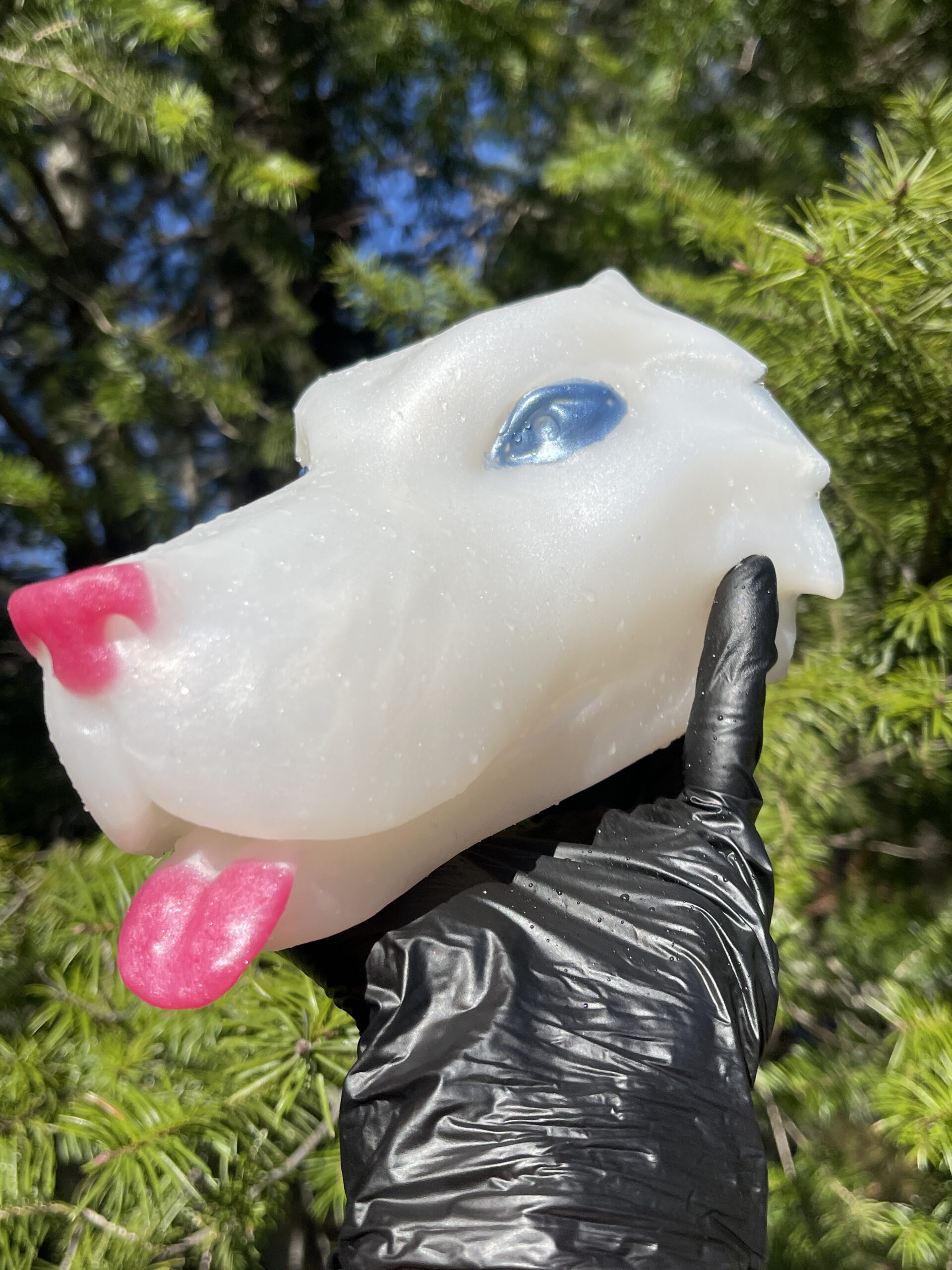 Masturbator Werewolfess Misty size large 00-20 shore extra soft firmness color SNOW PRINCESS FLOP - Image 2