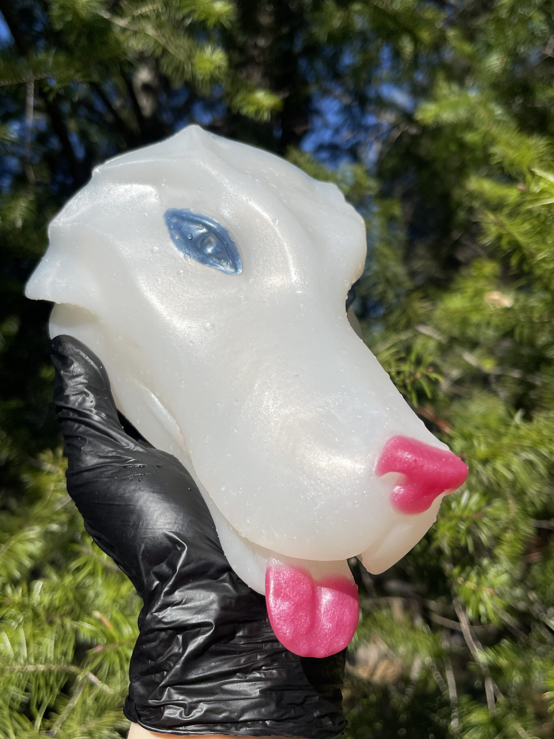 Masturbator Werewolfess Misty size large 00-20 shore extra soft firmness color SNOW PRINCESS FLOP - Image 5